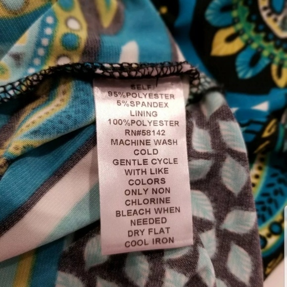 BOGO London Times Abstract Floral Dress Size 10 - Picture 6 of 8